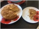 Rhubarb Crumble Cake